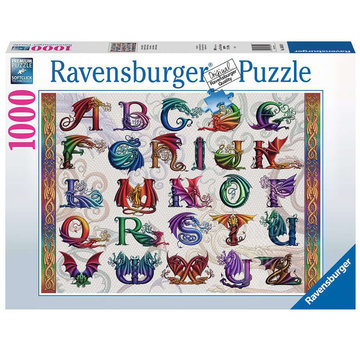 Ravensburger Ravensburger Dragon Alphabet Puzzle 1000pcs RETIRED