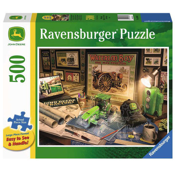 Ravensburger Ravensburger John Deere Work Desk Large Format Puzzle 500pcs