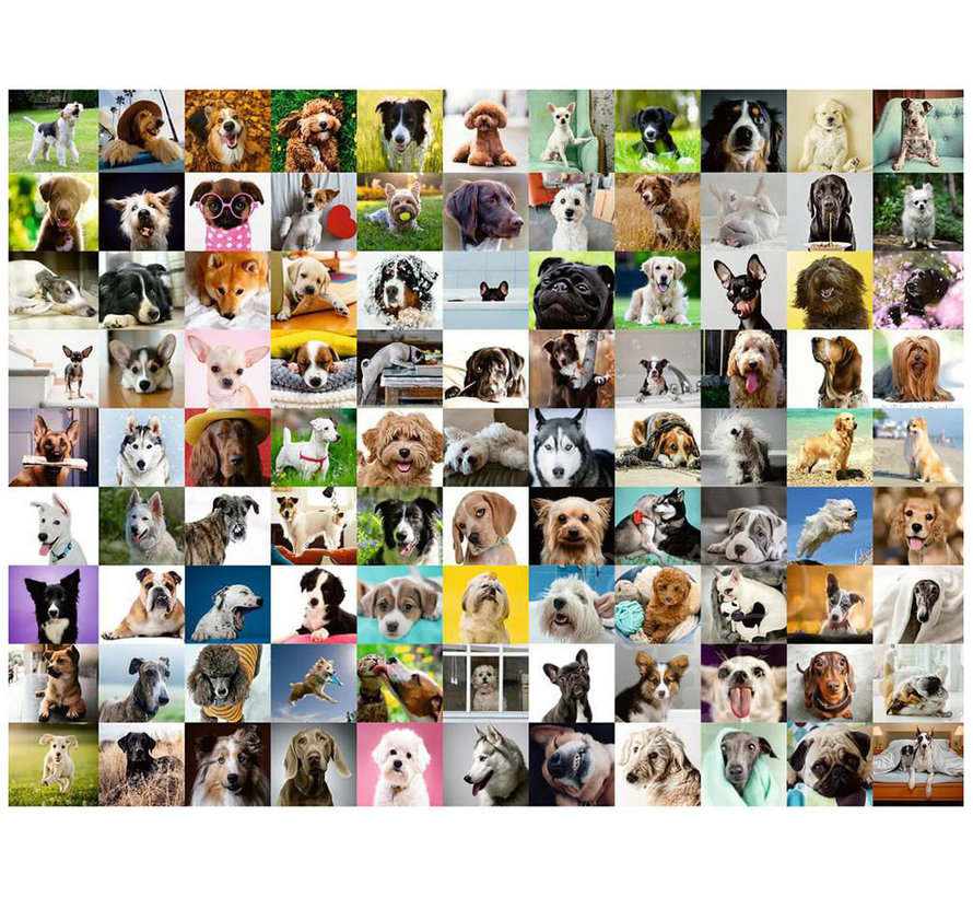 Ravensburger 99 Lovable Dogs Large Format Puzzle 750pcs