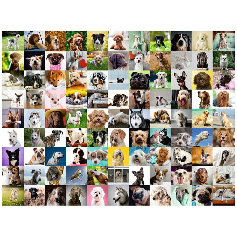 Dog jigsaw puzzle clearance