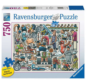 Ravensburger Ravensburger Athletic Fit Large Format Puzzle 750pcs RETIRED