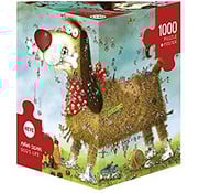 Heye Heye Dog's Life Puzzle 1000pcs Triangle Box RETIRED