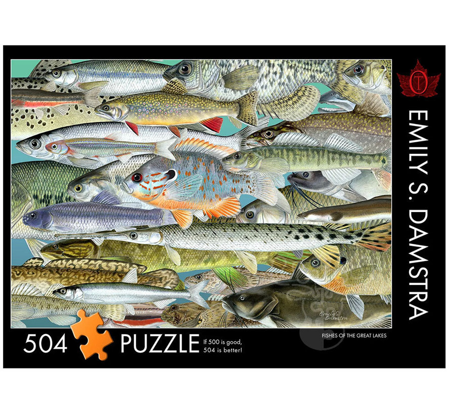The Occurrence Fishes of the Great Lakes Puzzle 504pcs
