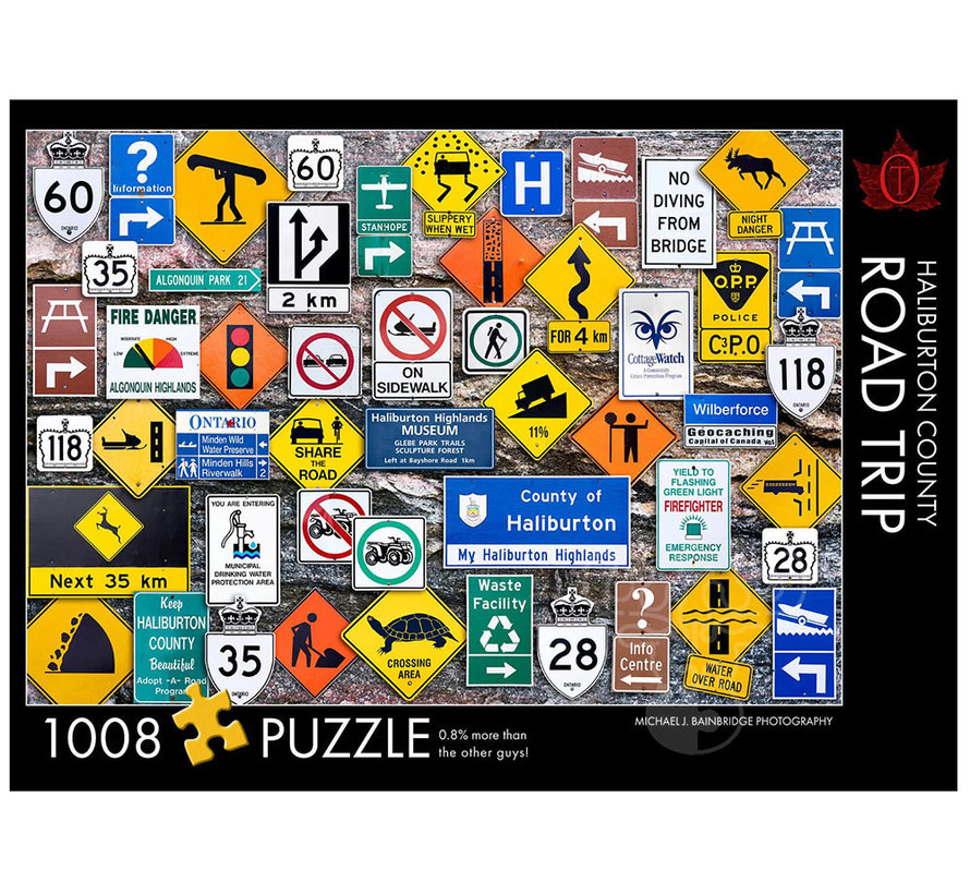 The Occurrence Haliburton County Road Trip Puzzle 1008pcs