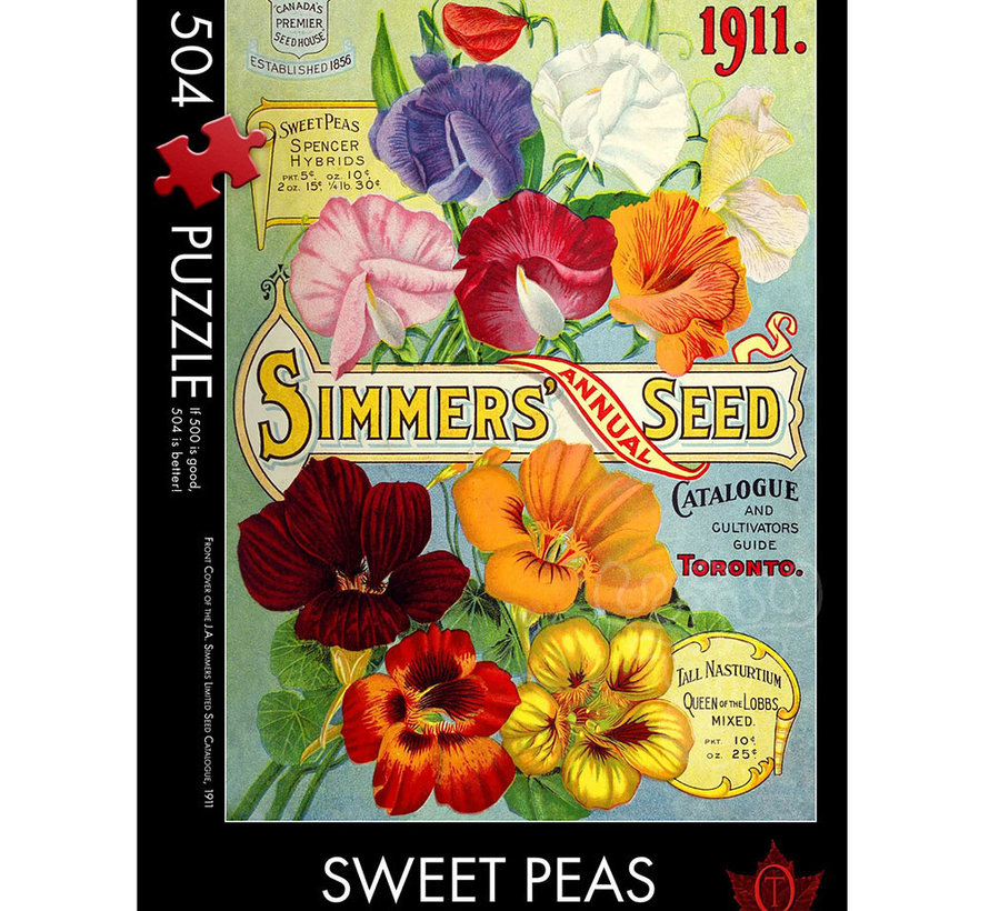 The Occurrence Sweet Peas Puzzle 504pcs