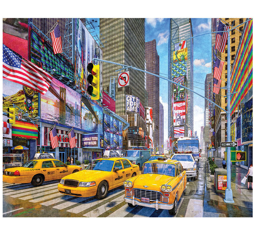 White Mountain New York Times Square Puzzle 1000pcs
