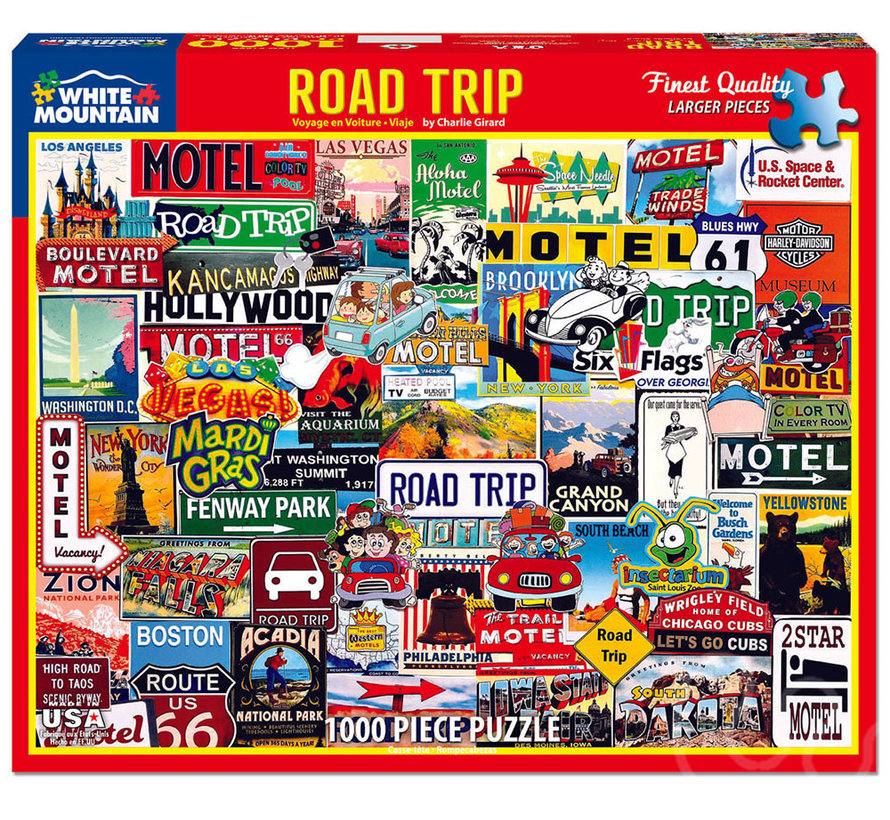 White Mountain Road Trip Puzzle 1000pcs