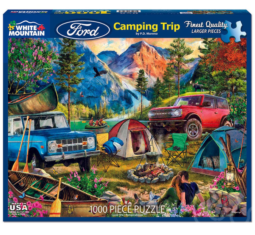 White Mountain Camping Trip Puzzle 1000pcs