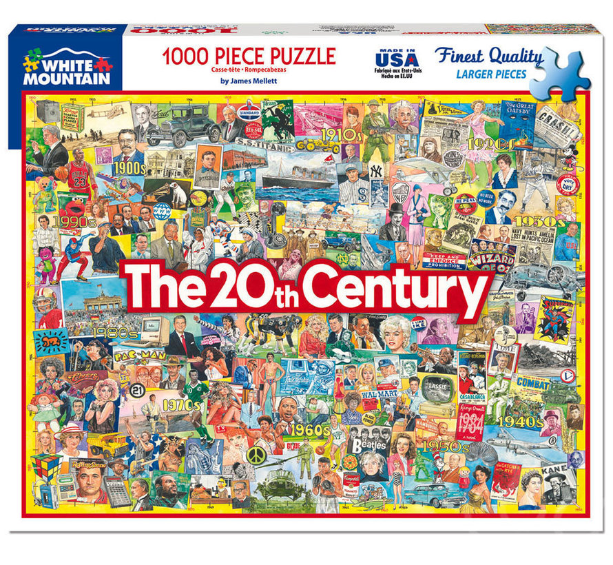 White Mountain The 20th Century Puzzle 1000pcs