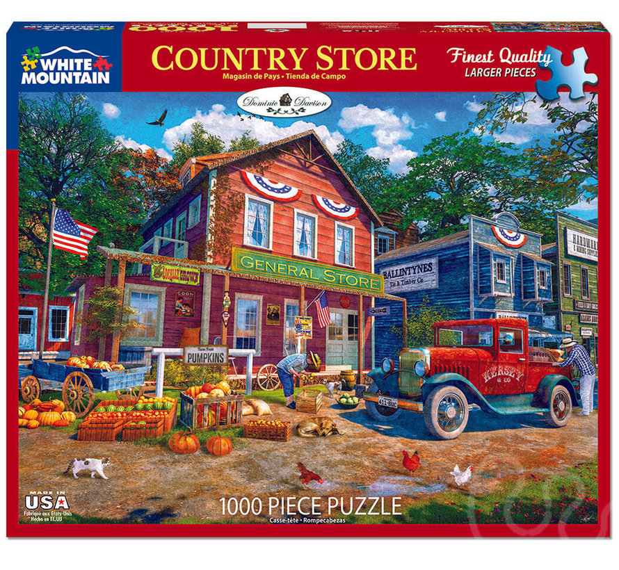 White Mountain Country Store Puzzle 1000pcs