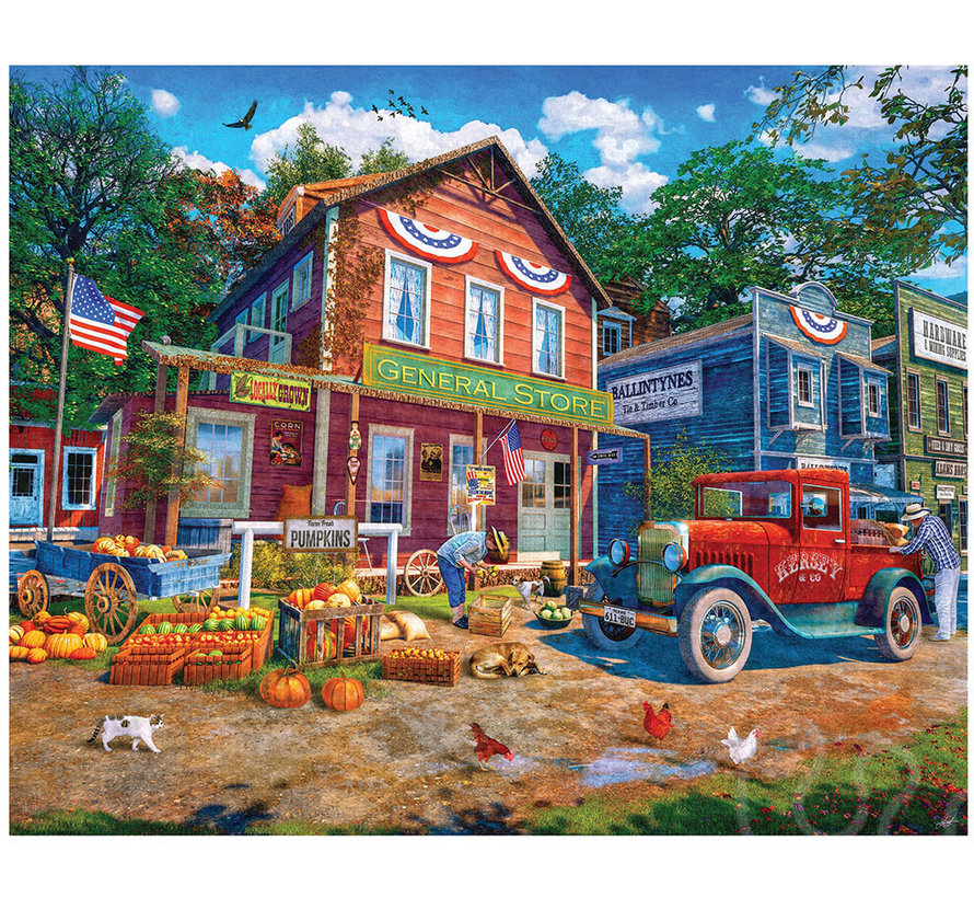 White Mountain Country Store Puzzle 1000pcs