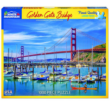 White Mountain White Mountain Golden Gate Bridge Puzzle 1000pcs