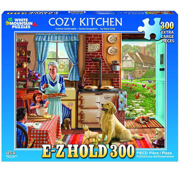 White Mountain White Mountain Cozy Kitchen E-Z Hold Puzzle 300pcs