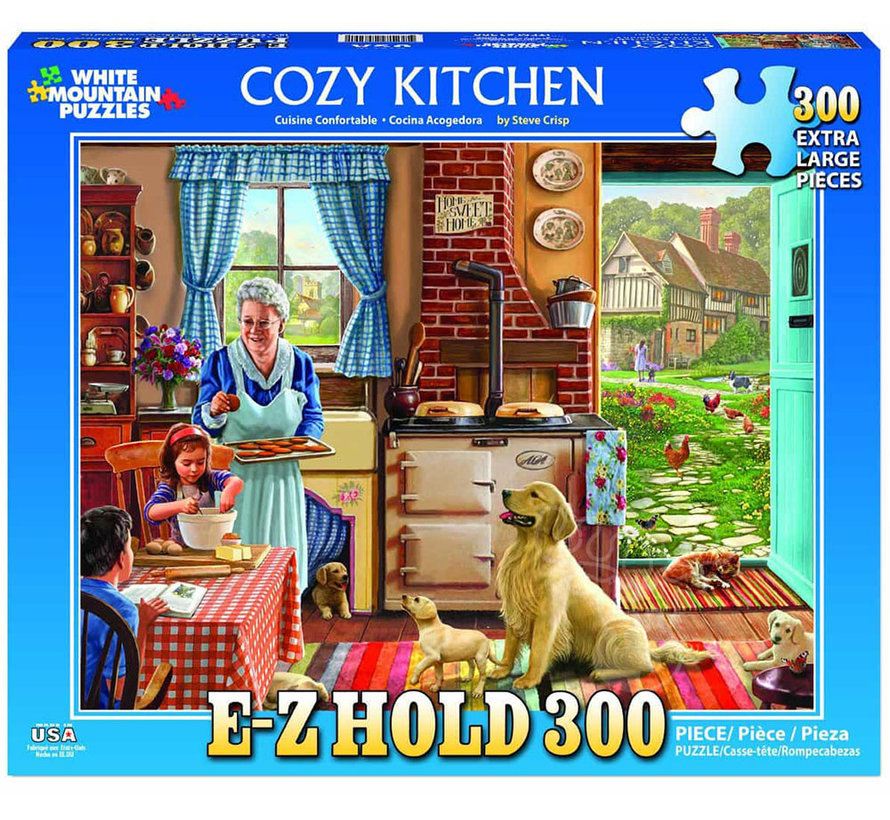 White Mountain Cozy Kitchen E-Z Hold Puzzle 300pcs