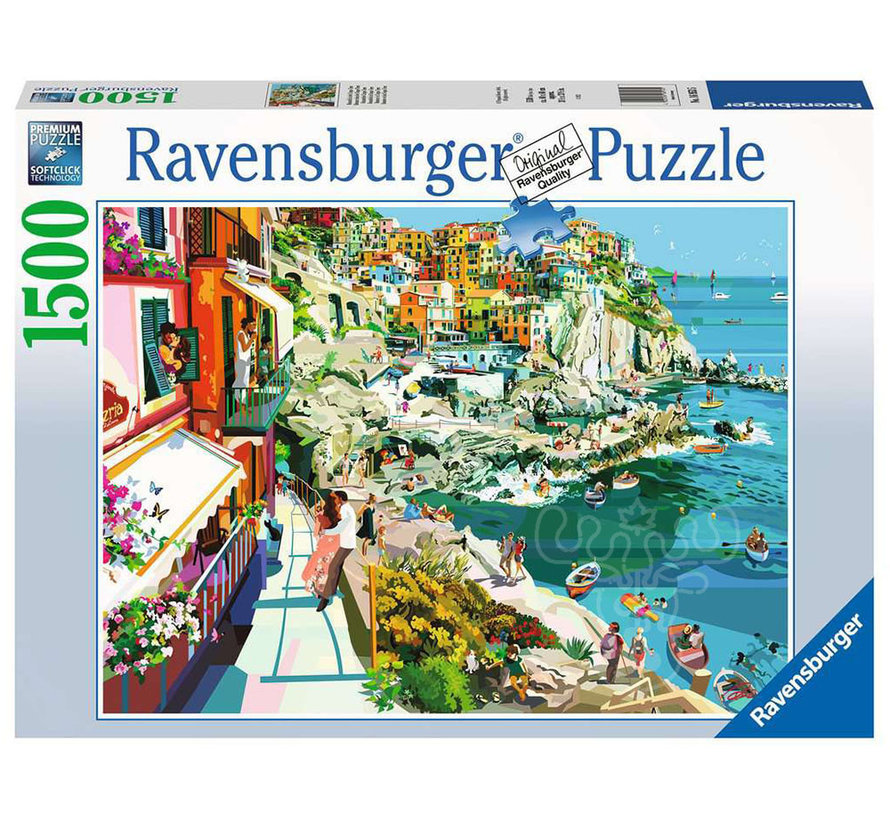 FINAL SALE Ravensburger Romance in Cinque Terre Puzzle 1500pcs