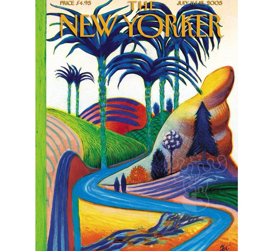 New York Puzzle Co. The New Yorker: Summer Escapes Puzzle 500pcs