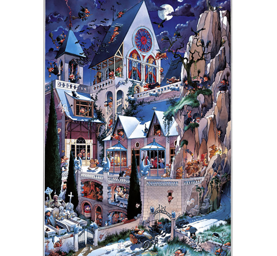 Heye Castle of Horror Puzzle 2000pcs Triangle Box