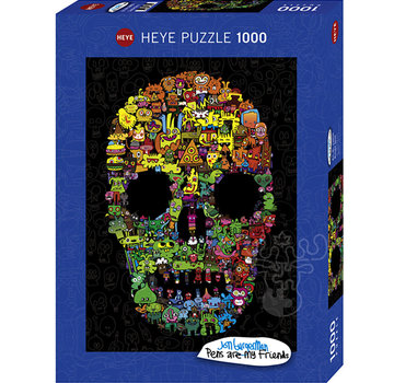 Heye Heye Doodle Skull Puzzle 1000pcs RETIRED