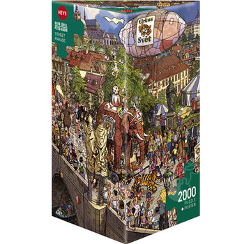 Heye Heye Street Parade. Puzzle 2000pcs Triangle Box