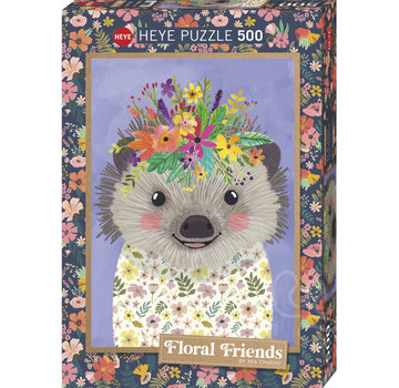 Heye Heye Floral Friends Funny Hedgehog Puzzle 500pcs