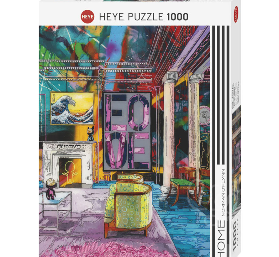 Heye Home Room With Wave Puzzle 1000pcs