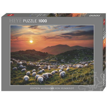 Heye Heye Edition Alexander von Humboldt: Sheep and Volcanoes Puzzle 1000pcs