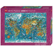 Heye Heye Map Art Minaiature World Puzzle 2000pcs