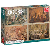 Jumbo Jumbo Anton Pieck: Living Room Entertainment Puzzle 1000pcs
