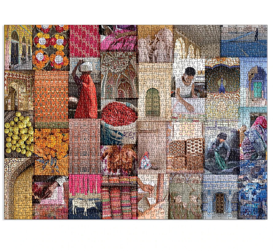 Galison Patterns of India Puzzle 1000pcs