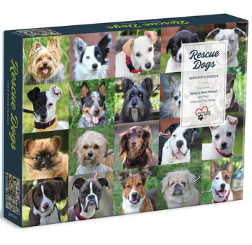 Galison Galison Rescue Dogs Puzzle 1000pcs