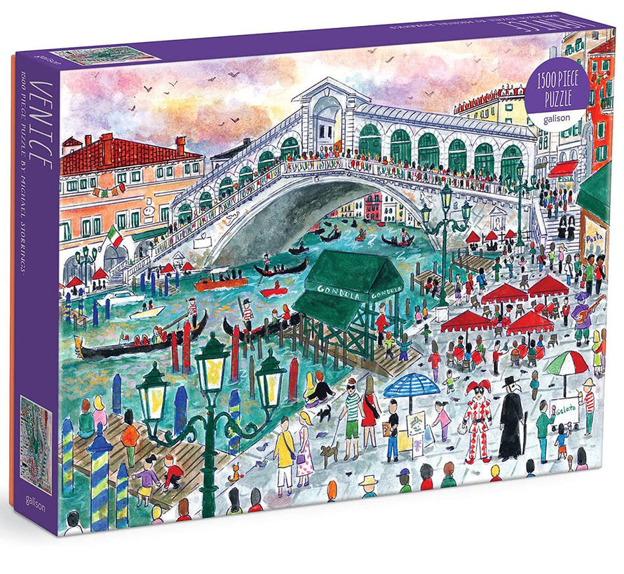 Galison Michael Storrings Venice Puzzle 1500pcs