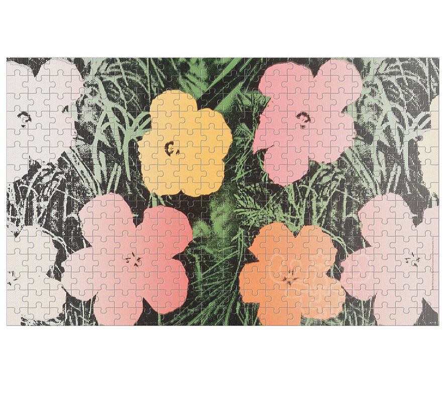 Galison Andy Warhol: Flowers Lenticular Puzzle 300pcs