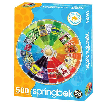 Springbok Springbok Carbonated Colors Round Puzzle 500pcs