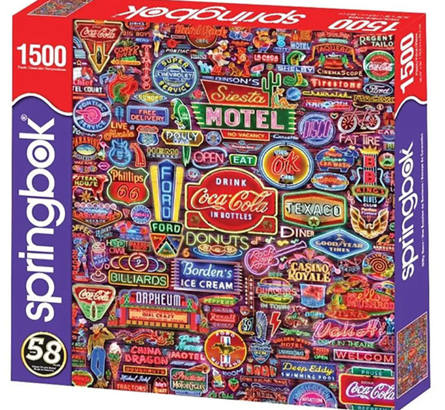 Springbok Nifty Neon Puzzle 1500pcs