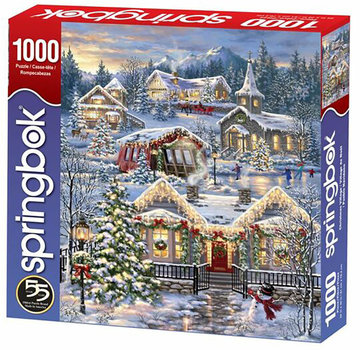 Springbok Springbok Christmas Village Puzzle 1000pcs RETIRED