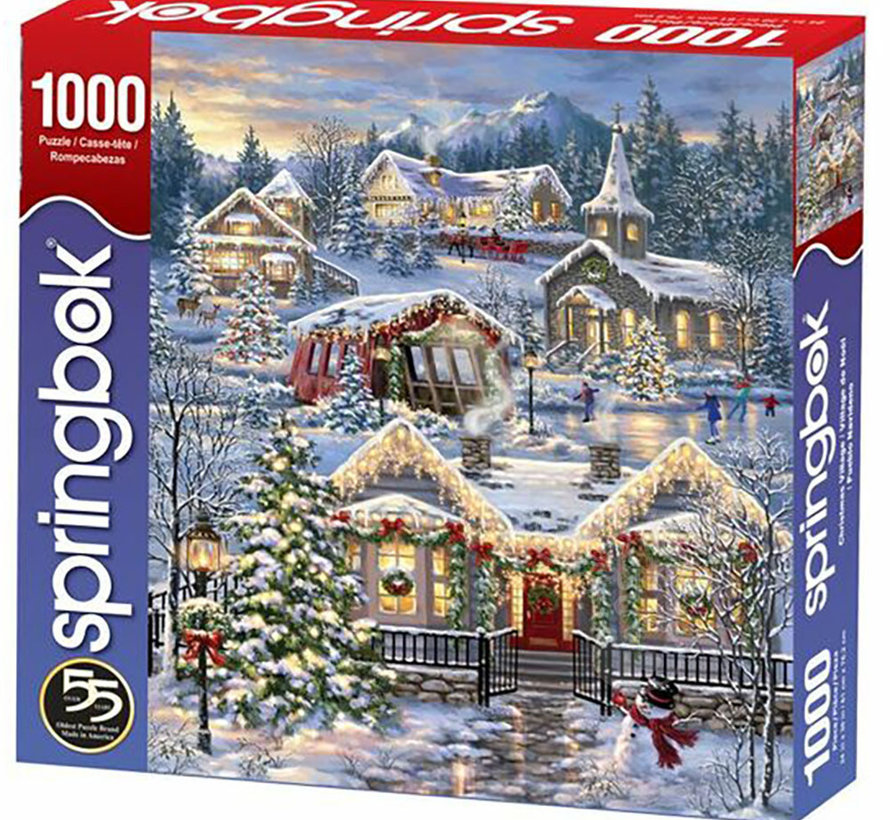 Springbok Christmas Village Puzzle 1000pcs