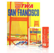 New York Puzzle Company New York Puzzle Co. American Airlines: San Franscisco Golden Gate Mini Puzzle 100pcs