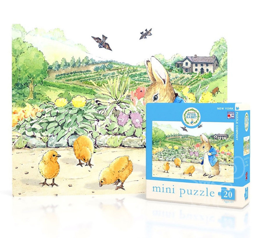 New York Puzzle Co. Peter Rabbit: Spring Chicks Mini Puzzle 20pcs