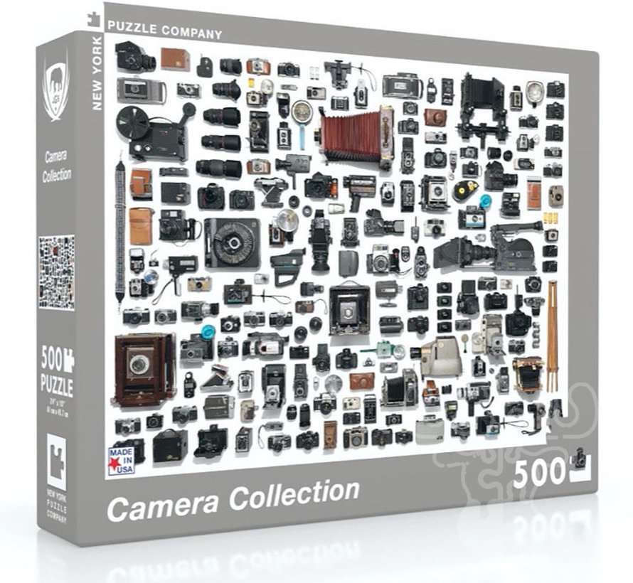 FINAL SALE New York Puzzle Co. JGS: Camera Collection Puzzle 500pcs