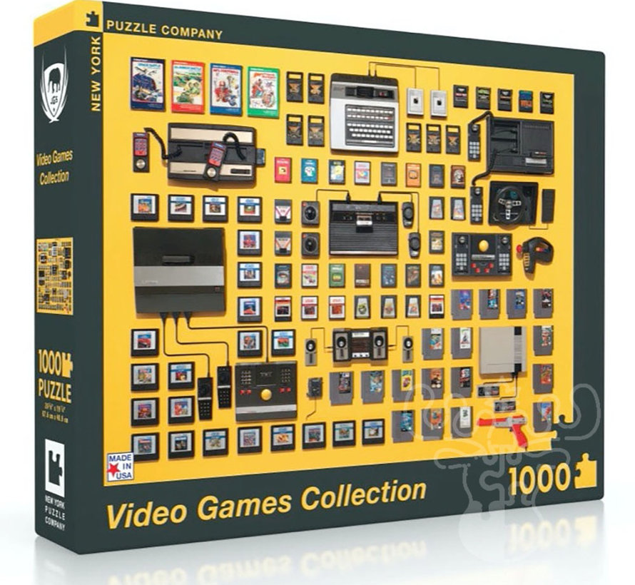 New York Puzzle Co. JGS: Video Games Collection Puzzle 1000pcs