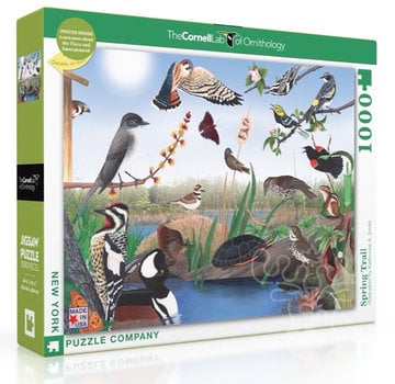 New York Puzzle Company FINAL SALE New York Puzzle Co. Cornell Lab: Spring Trail Puzzle 1000pcs