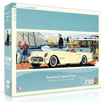 New York Puzzle Company New York Puzzle Co. General Motors: America's Sports Car  Puzzle 750pcs