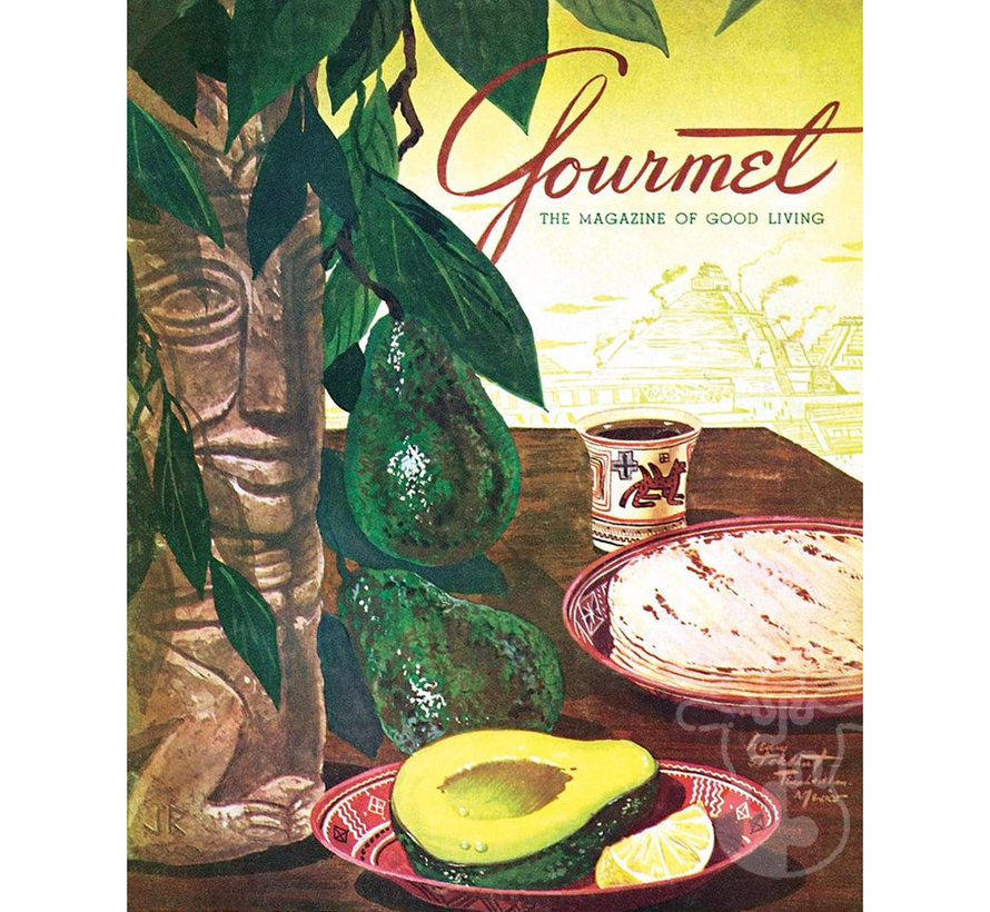 New York Puzzle Co. Gourmet: Avocados and Tortillas Puzzle 500pcs*