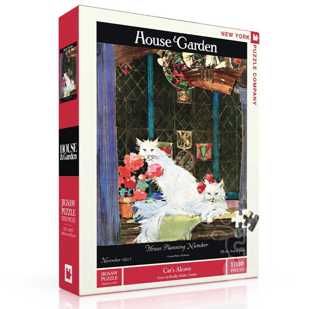 New York Puzzle Co. House & Garden Cat's Alcove Puzzle 1000pcs