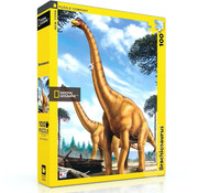 New York Puzzle Company New York Puzzle Co. National Geographic: Brachiosaurus Puzzle 100pcs
