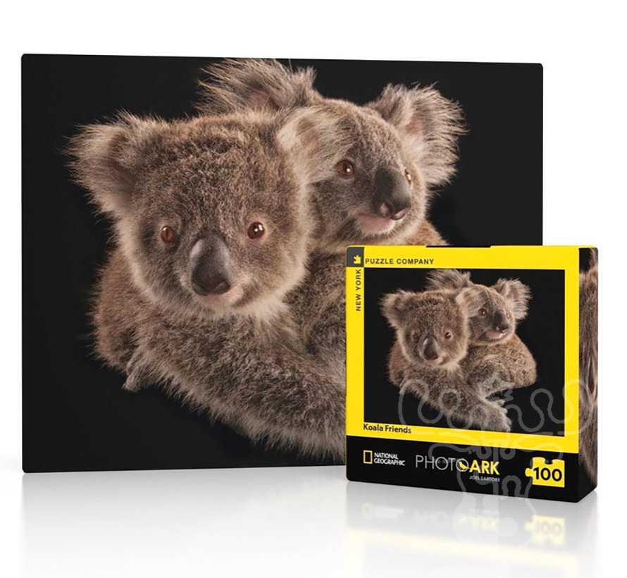 New York Puzzle Co. National Geographic: PhotoArk Koala Friends Mini Puzzle 100pcs