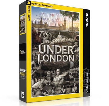 New York Puzzle Company FINAL SALE New York Puzzle Co. National Geographic: Under London Puzzle 1000pcs