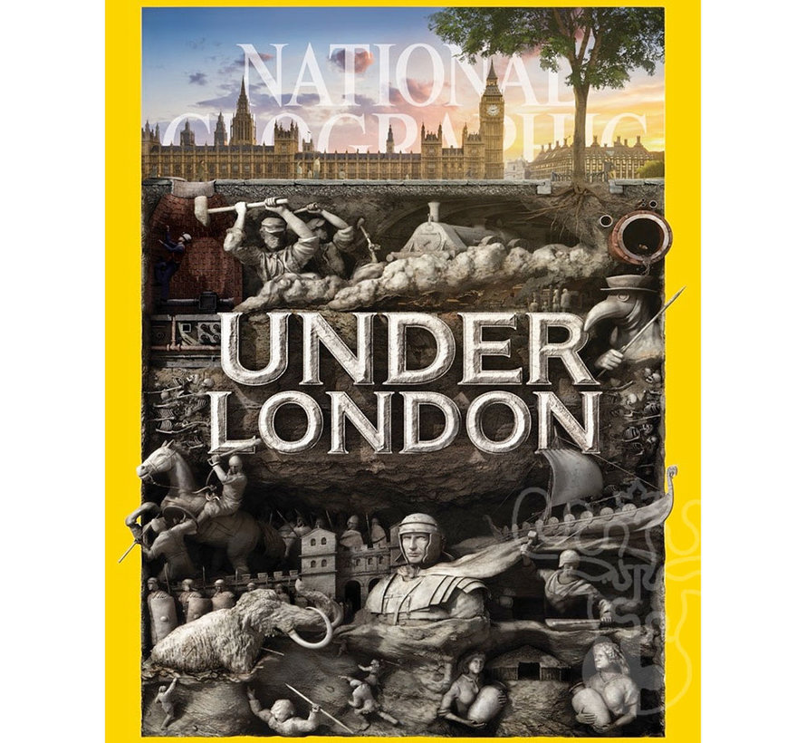 New York Puzzle Co. National Geographic: Under London Puzzle 1000pcs