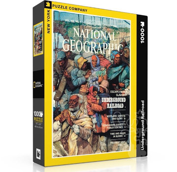 New York Puzzle Company New York Puzzle Co. National Geographic: Underground Railroad Puzzle 1000pcs