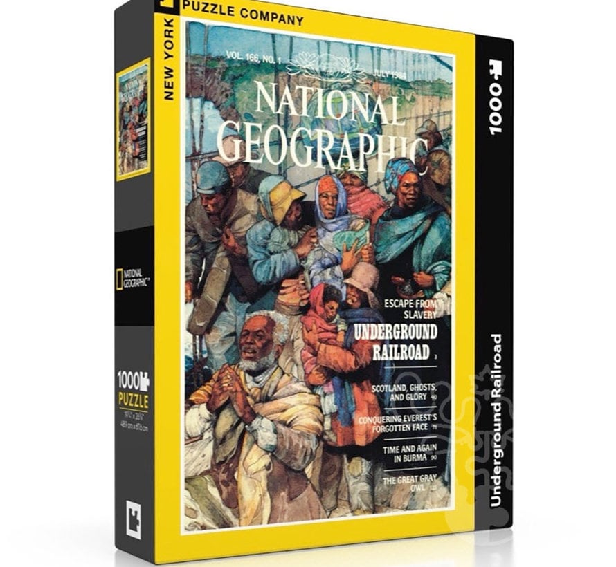 New York Puzzle Co. National Geographic: Underground Railroad Puzzle 1000pcs